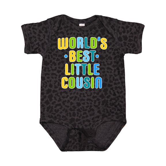 Inktastic Worlds Best Little Cousin Boys Baby Bodysuit