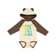 thumbnail image 1 of Inktastic Worlds Best Little Cousin Boys Long Sleeve Baby Bodysuit, 1 of 5