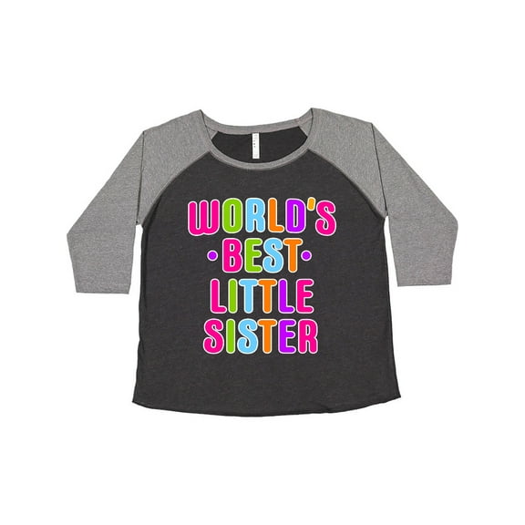Inktastic Worlds Best Little Sister Women's Plus Size T-Shirt