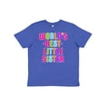 thumbnail image 1 of Inktastic Worlds Best Little Sister Youth T-Shirt, 1 of 5