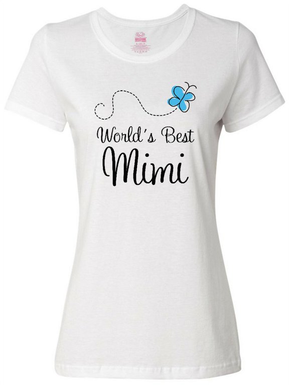 Worlds Best Mimi Butterfly Women's T-Shirt
