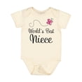thumbnail image 1 of Inktastic Worlds Best Niece Girls Baby Bodysuit, 1 of 5