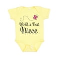 thumbnail image 1 of Inktastic Worlds Best Niece Girls Baby Bodysuit, 1 of 5