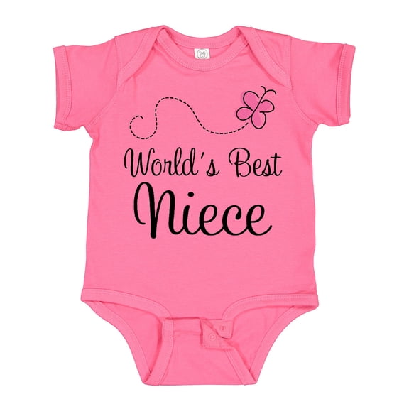 Inktastic Worlds Best Niece Girls Baby Bodysuit