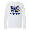 thumbnail image 1 of Inktastic Worlds Best Poppy Grandpa Long Sleeve T-Shirt, 1 of 5