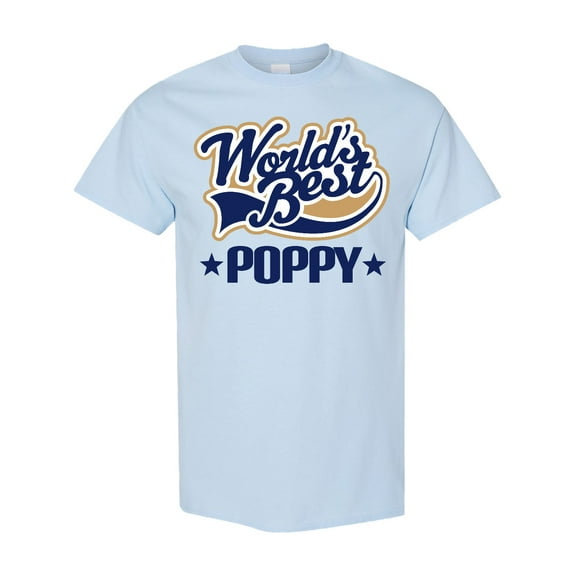 Inktastic Worlds Best Poppy Grandpa T-Shirt