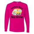 thumbnail image 1 of Inktastic Worlds Best School Bus Driver Long Sleeve T-Shirt, 1 of 5