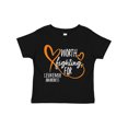 thumbnail image 1 of Inktastic Worth Fighting for Leukemia Awareness Orange Heart Boys or Girls Toddler T-Shirt, 1 of 5