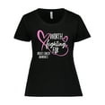 thumbnail image 1 of Inktastic Worth Fighting for Pink Ribbon, Breast Cancer Awareness Women's Plus Size T-Shirt, 1 of 5