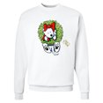 thumbnail image 1 of Inktastic Wreath Wrangler Westie Adult Sweatshirt, 1 of 4