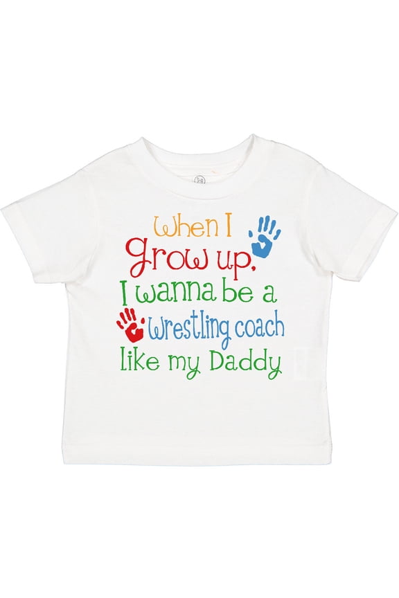 Wrestling Coach Like Daddy Boys or Girls Toddler T-Shirt