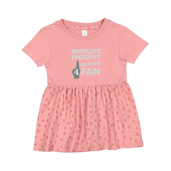 Inktastic Wrestling Fan Sports Girls Baby Dress