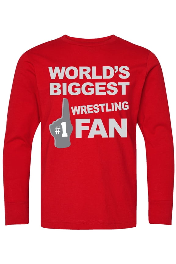 Wrestling Fan Sports Long Sleeve Youth T-Shirt