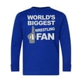 thumbnail image 1 of Inktastic Wrestling Fan Sports Long Sleeve Youth T-Shirt, 1 of 5