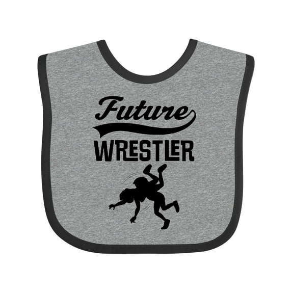 Inktastic Wrestling Future Wrestler Boys Baby Bib