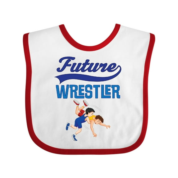 Inktastic Wrestling Future Wrestler Boys Baby Bib