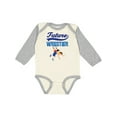 thumbnail image 1 of Inktastic Wrestling Future Wrestler Boys Long Sleeve Baby Bodysuit, 1 of 5