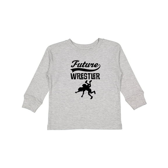Inktastic Wrestling Future Wrestler Boys Long Sleeve Toddler T-Shirt