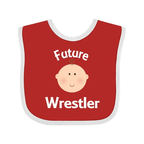 Inktastic Wrestling Future Wrestler Boys or Girls Baby Bib