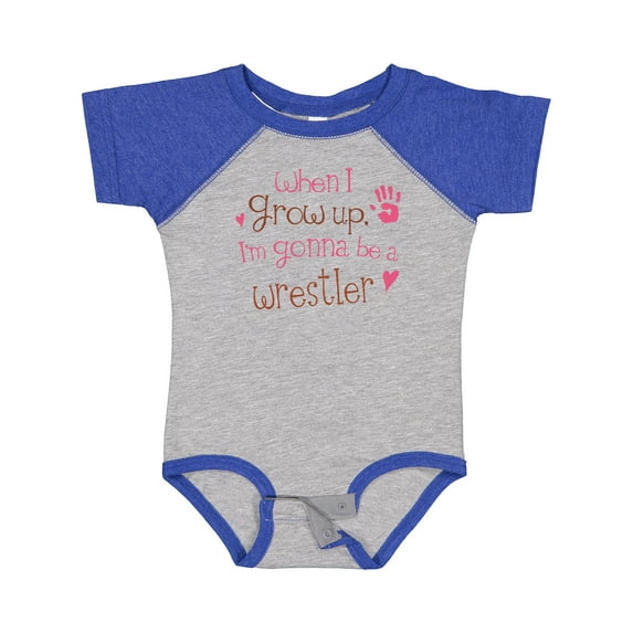 Inktastic Wrestling Future Wrestler Girls Boys or Girls Baby Bodysuit