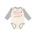 thumbnail image 1 of Inktastic Wrestling Future Wrestler Girls Boys or Girls Long Sleeve Baby Bodysuit, 1 of 5