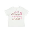 thumbnail image 1 of Inktastic Wrestling Future Wrestler Girls Boys or Girls Toddler T-Shirt, 1 of 5