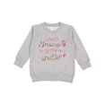 thumbnail image 1 of Inktastic Wrestling Future Wrestler Girls Toddler Sweatshirt, 1 of 4