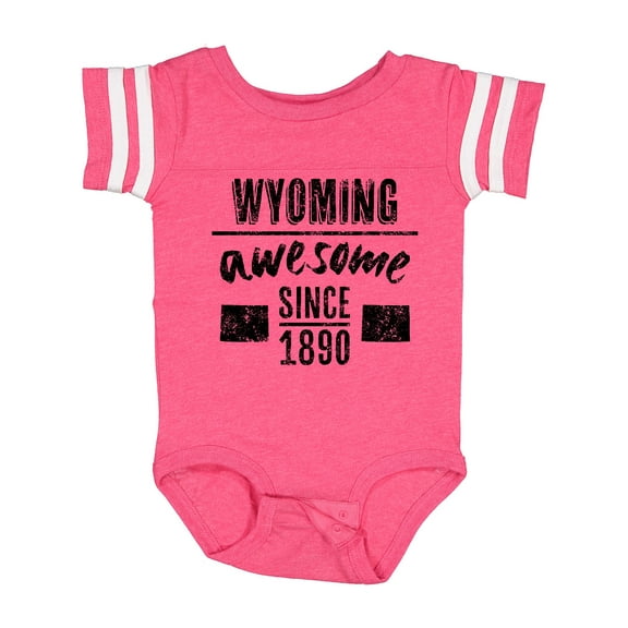 Inktastic Wyoming Awesome Since 1890 Boys or Girls Baby Bodysuit