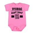 thumbnail image 1 of Inktastic Wyoming Awesome Since 1890 Boys or Girls Baby Bodysuit, 1 of 5