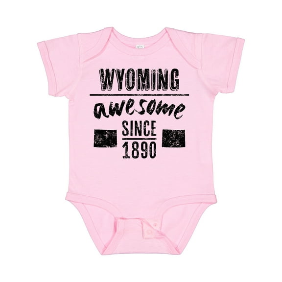 Inktastic Wyoming Awesome Since 1890 Boys or Girls Baby Bodysuit