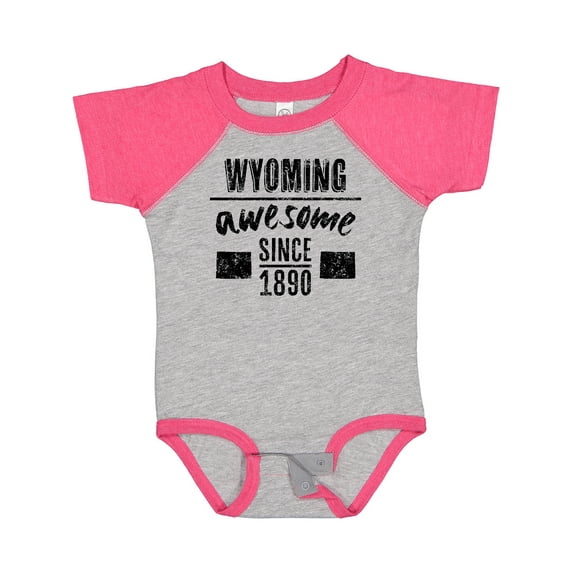 Inktastic Wyoming Awesome Since 1890 Boys or Girls Baby Bodysuit