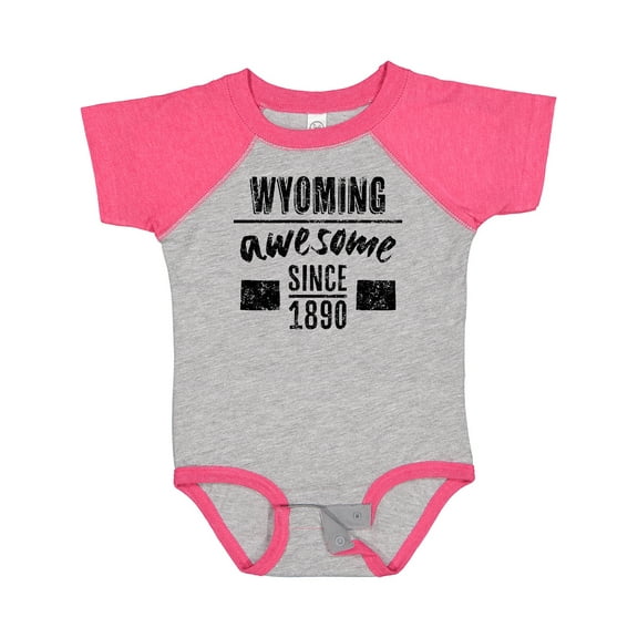 Inktastic Wyoming Awesome Since 1890 Boys or Girls Baby Bodysuit