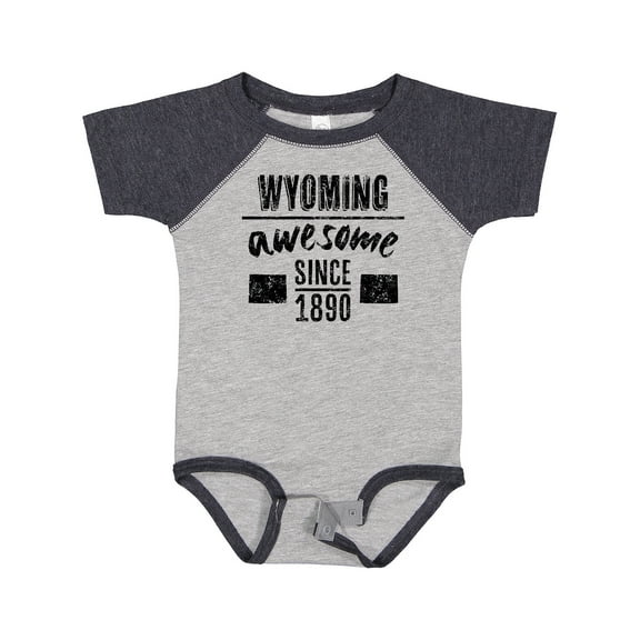 Inktastic Wyoming Awesome Since 1890 Boys or Girls Baby Bodysuit