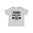thumbnail image 1 of Inktastic Wyoming Awesome Since 1890 Boys or Girls Baby T-Shirt, 1 of 5