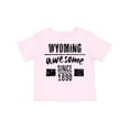 thumbnail image 1 of Inktastic Wyoming Awesome Since 1890 Boys or Girls Toddler T-Shirt, 1 of 5