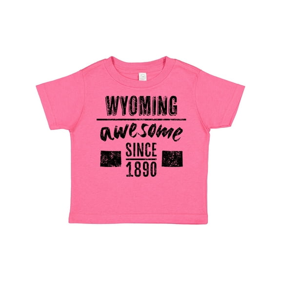 Inktastic Wyoming Awesome Since 1890 Boys or Girls Toddler T-Shirt