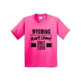 thumbnail image 1 of Inktastic Wyoming Awesome Since 1890 Youth T-Shirt, 1 of 5