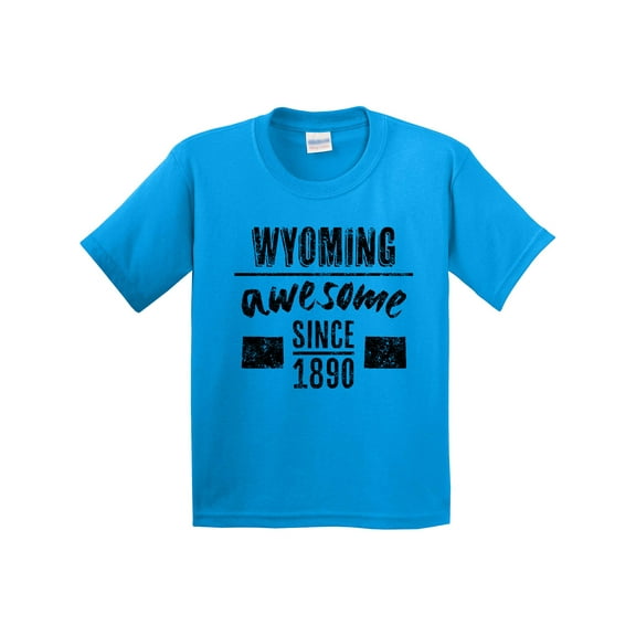 Inktastic Wyoming Awesome Since 1890 Youth T-Shirt