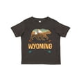 thumbnail image 1 of Inktastic Wyoming Vacation Bear Silhouette Boys or Girls Toddler T-Shirt, 1 of 5