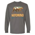 thumbnail image 1 of Inktastic Wyoming Vacation Bear Silhouette Long Sleeve T-Shirt, 1 of 5