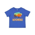 thumbnail image 1 of Inktastic Wyoming Vacation Buffalo Silhouette Boys or Girls Toddler T-Shirt, 1 of 5