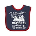 thumbnail image 1 of Inktastic Wyoming Yellowstone National Park Boys or Girls Baby Bib, 1 of 4