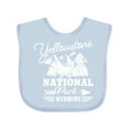 thumbnail image 1 of Inktastic Wyoming Yellowstone National Park Boys or Girls Baby Bib, 1 of 4