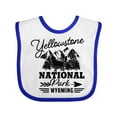 thumbnail image 1 of Inktastic Wyoming Yellowstone National Park Boys or Girls Baby Bib, 1 of 4