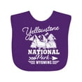thumbnail image 1 of Inktastic Wyoming Yellowstone National Park Boys or Girls Baby Bib, 1 of 4