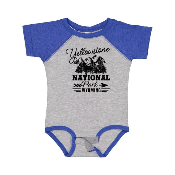 Inktastic Wyoming Yellowstone National Park Boys or Girls Baby Bodysuit