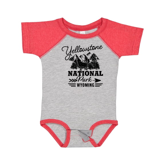 Inktastic Wyoming Yellowstone National Park Boys or Girls Baby Bodysuit