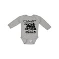 thumbnail image 1 of Inktastic Wyoming Yellowstone National Park Boys or Girls Long Sleeve Baby Bodysuit, 1 of 5