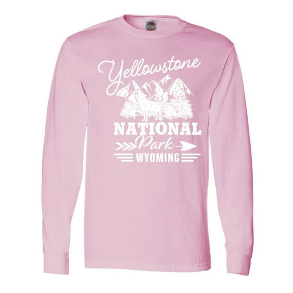 Inktastic Wyoming Yellowstone National Park Long Sleeve T-Shirt