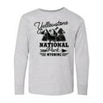 thumbnail image 1 of Inktastic Wyoming Yellowstone National Park Long Sleeve Youth T-Shirt, 1 of 5